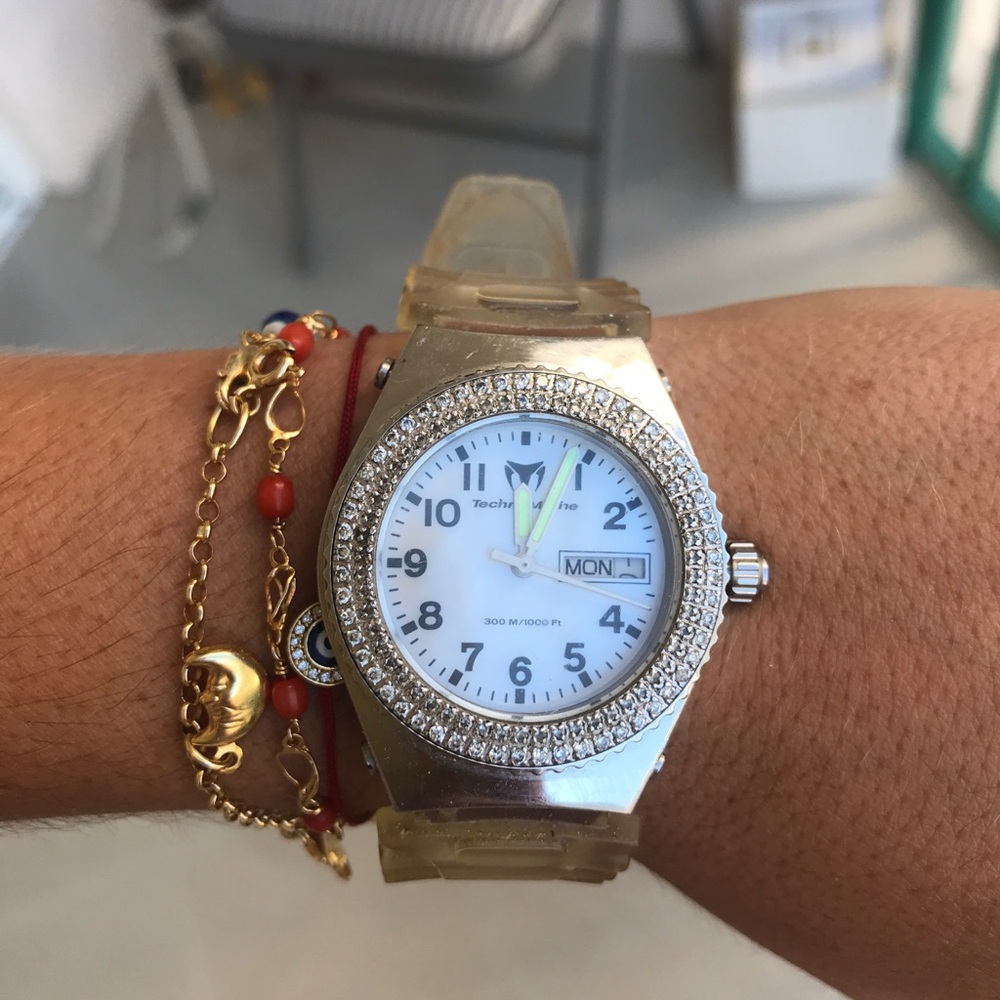 Technomarine with diamonds watch